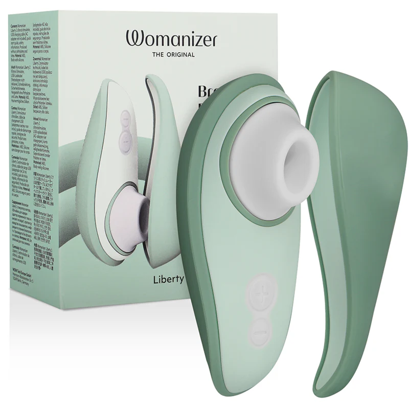 WOMANIZER - LIBERTY 2 ESTIMULADOR & SUCCIONADOR CLITORIS VERDE CLARO - Image 8