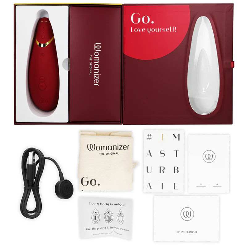WOMANIZER - PREMIUM 2 ESTIMULADOR CLITORIAL BORDEAUX - Image 6