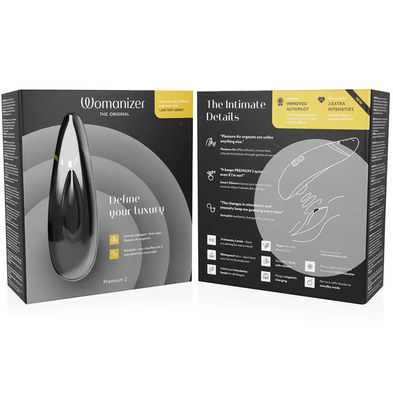 WOMANIZER - PREMIUM 2 ESTIMULADOR CLITORIAL PRETO - Image 7
