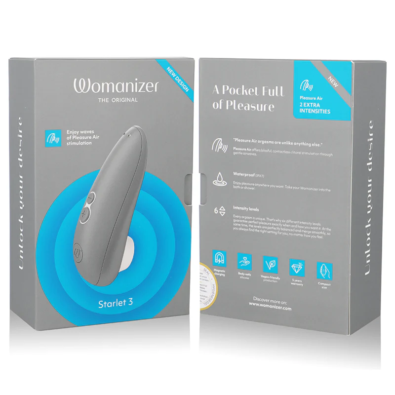 WOMANIZER - STARLET 3 CLITORAL STIMULATOR GREY - Image 7