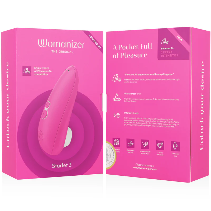 WOMANIZER - STARLET 3 ESTIMULADOR CLITORIAL ROSA - Image 7