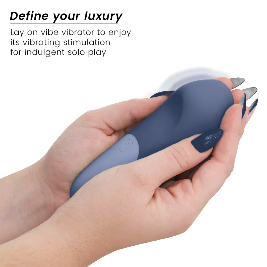 WOMANIZER - VIBE VIBRADOR SILENCIOSO DE USO À DIRETA AZUL ESCURO - Image 3