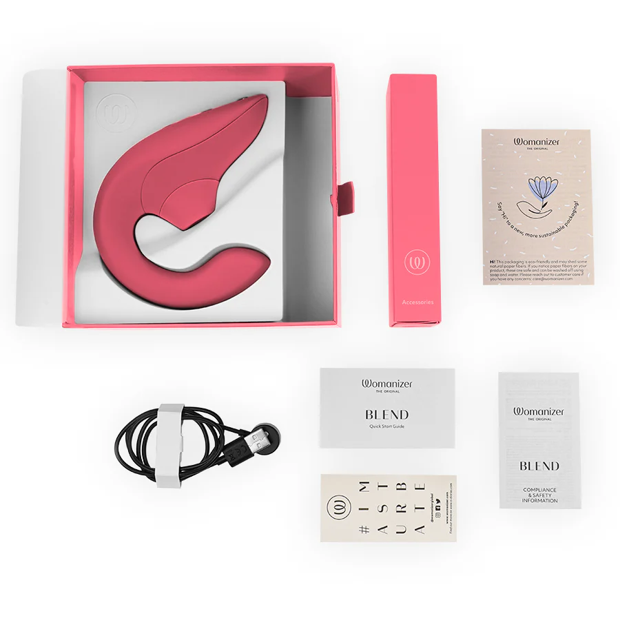 WOMANIZER - VIBRADOR ESTIMULADOR BLEND RABBIT ROSA VIBRANTE - Image 6