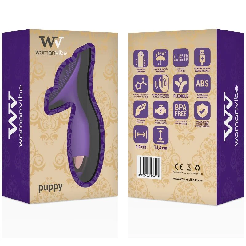 WOMANVIBE - SILICONE RECARREGÁVEL DE ESTIMULADOR DE CACHORRO - Image 2