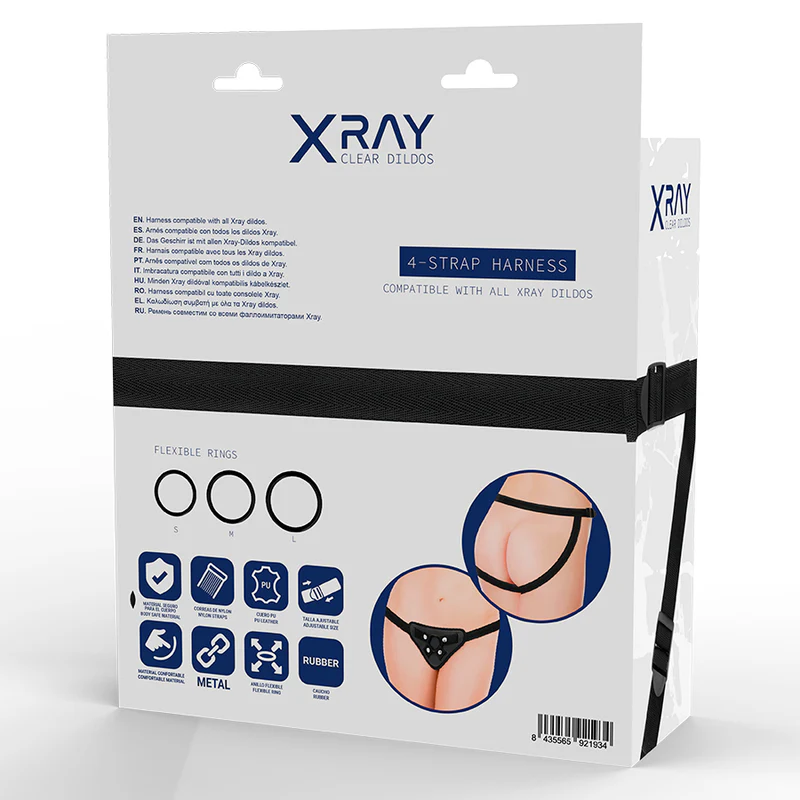 X RAY - ARNÊS COM ANÉIS DE SILICONE - Image 7