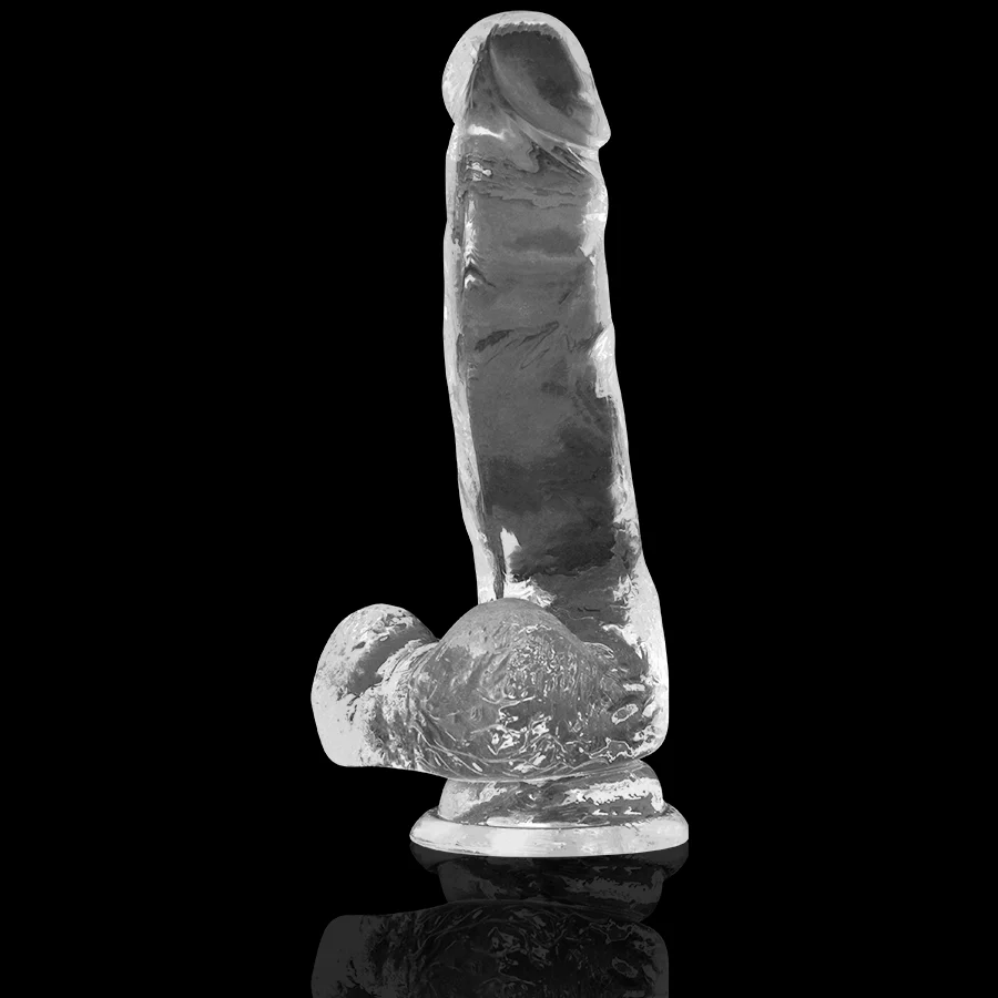 X RAY - DILDO TRANSPARENTE COM BOLAS 18.5 CM -O- 3.8 CM - Image 7