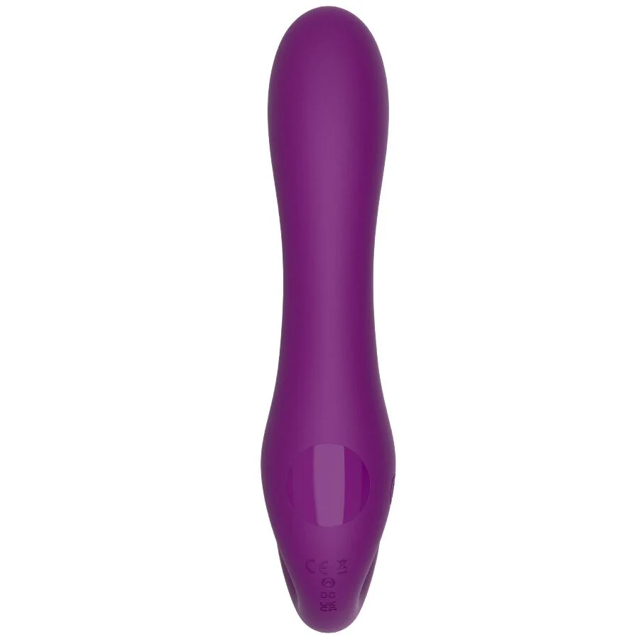 XOCOON - VIBRADOR STRAP-ON 2 EM 1 SEM ALÇAS COM CONTROLE REMOTO ROXO - Image 9